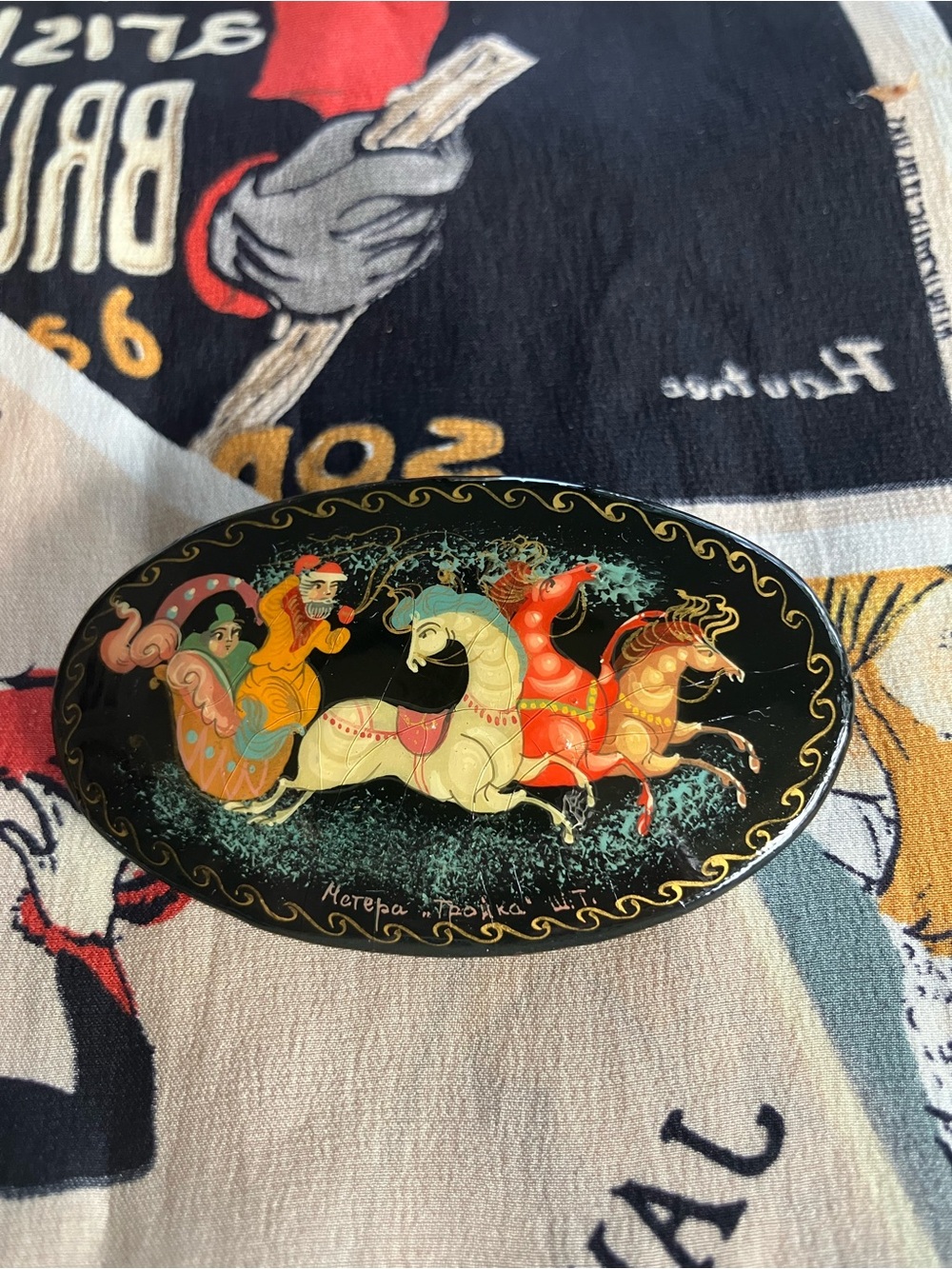 ANTIQUE RUSSIAN BROOCH - Picture 3 of 11